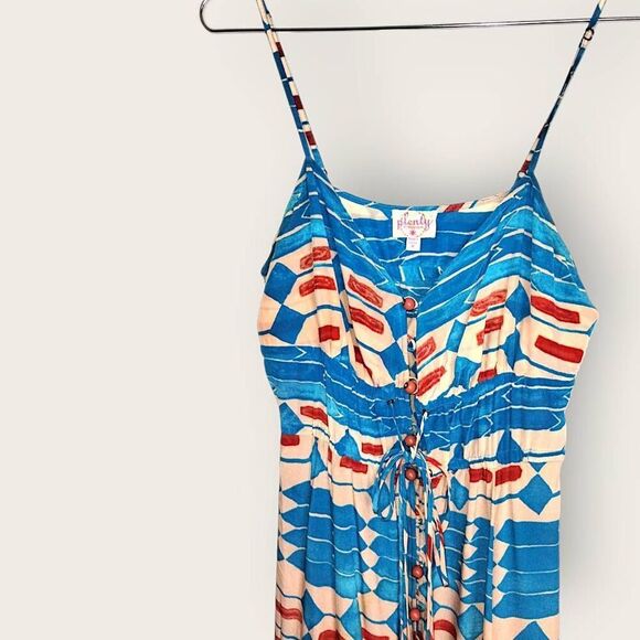 Plenty Tracy Reese Womens Dress Sz M Maxi Swiftie Silk Anthropologie Bohemian - Picture 7 of 15